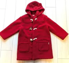 【Hot Biscuits】ミキハウス 赤 ダッフルコート 120