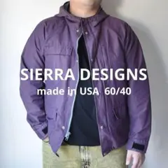 【USA製】SIERRA DESIGNS マウンテンパーカー L パープル