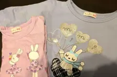 KP ニットプランナー 薄紫 長袖Tシャツ 2枚セット 110