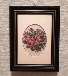 プチポアン 刺繍額 プチポアンの小さな額ができました | 吉祥寺のスモッキング刺繍教室