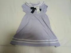 any FAM セーラーカラー ワンピース 100cm ラベンダー