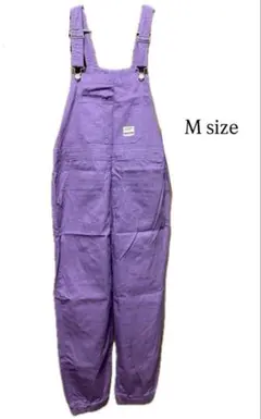 パープル Mサイズ サロペット