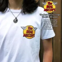 The Real McCoy's Logo Tee MC20001 ホワイト36