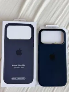 AppleiPhone17promax シリコンケース 純正互換品 ミッドナイト