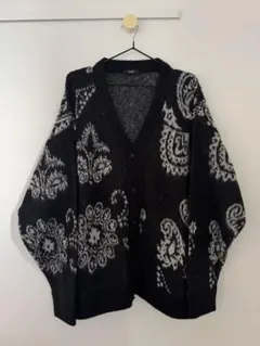 ペイズリーカーディガン