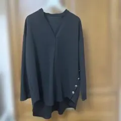 ◾️MAYSON GREY 黒 Vネック 長袖トップス◾️