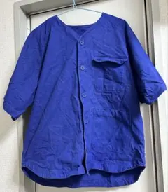 【お値下げ不可✖︎】青色 半袖シャツ サイズS