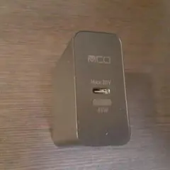 MCO 65W USB-PD 充電器 IPA-CS02/BK　動作未確認