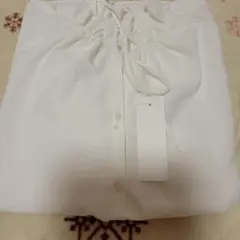 GU フルネックチュニック オフホワイト