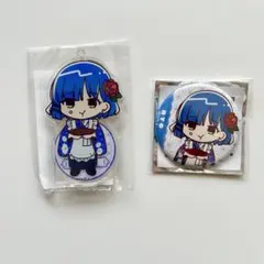 ぼっち・ざ・ろっく！　チャーム付きアクリルスタンド　缶バッジ　山田リョウ