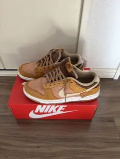 NIKE DUNK LOW SE 27cm ブラウン/オレンジ