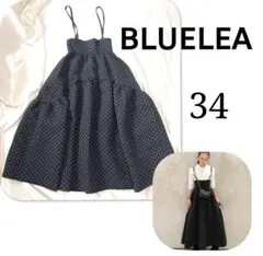 2026年最新】bluelea ドットジャガードサスペンダースカートの人気