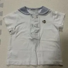 【極美品】ファミリア　セーラー マリン　Tシャツ 90