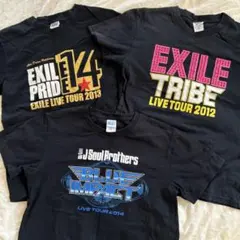 EXILE 三代目JSB LIVE Tシャツ S LDH 3枚セット まとめ売り