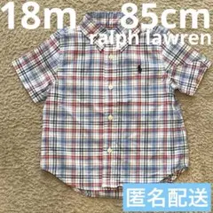 未使用　タグ付き　Ralph Lauren 半袖シャツ 85cm 18M