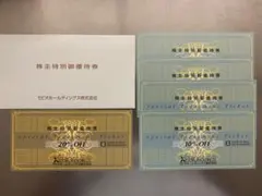 ゼビオホールディングス 特別割引券 20%OFF1枚　10%OFF4枚