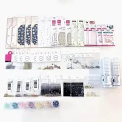 ネイル　レジン　シール　パーツ　まとめ売り　50点セット