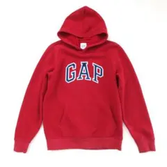 【GAP】 裏起毛 プルパーカー プルオーバー レッド　size S