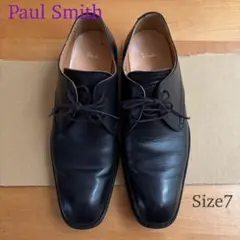 PaulSmith ポールスミス　ビジネスシューズ　紐靴　革靴　ブラック　7