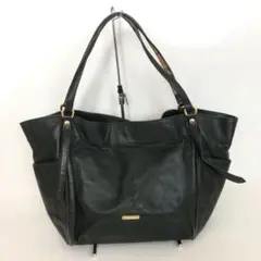 BURBERRY バーバリー レザー ハンドバッグ ブラック レディース