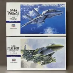 ハセガワ 1/72 F-14A・F-15E 2箱セットのサムネイル