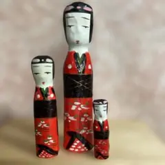 創作こけし 2体セット 桜模様 伝統 日本 ⭐︎ - メルカリ