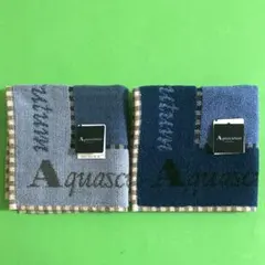 アクアスキュータム　タオルハンカチ２枚セットC