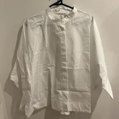 ホワイトコットンシャツ XL UNIQLO ジルサンダー　+J ドルマンスリーブ