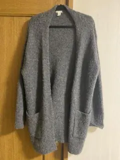 H&M ロングニットカーディガン
