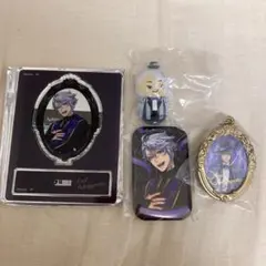 ツイステ アズール まとめ セット アクスタ 缶バッジ クーナッツ ブローチ