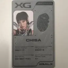 XG THE CORE 核 IDカード チサ CHISA