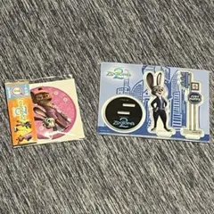 ズートピア2 １番くじ　G賞アクリルスタンドＩ賞　缶ミラー　2個セット