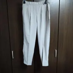 【1082】ベージュ スラックス ゴムウエスト