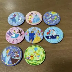 刺繍　缶バッジ　ディズニー　バンダイ