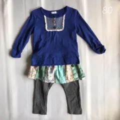 ラグマート/トップス＆スカッツ　80㎝