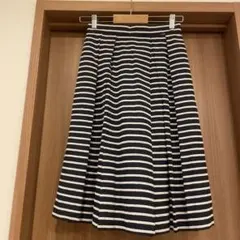 M premierBLACKエムプルミエブラック ボーダースカートのサムネイル