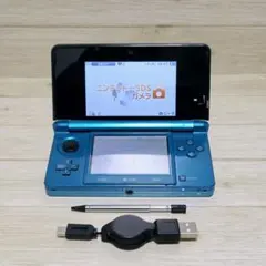 ソフトがあれば即遊べる 準美品 動作品 ニンテンドー3DS 本体 アクアブルー