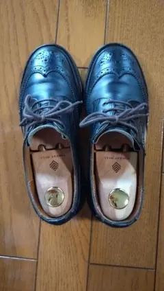 美品】Tricker's トリッカーズレザー トングサンダル ブラウンサイズ7