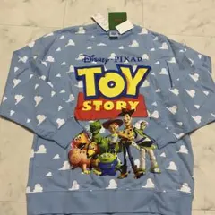 トイストーリー　トレーナー　M バースデイ　ディズニー　雲　大人　大人用