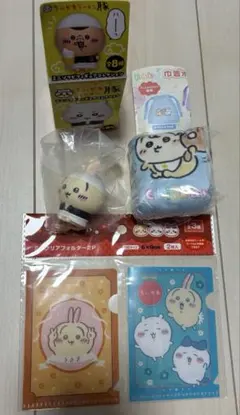 ちいかわベイビー ラーメン豚 ソフビ うさぎ フォルダー