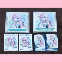 L*a様 プロセカ 感謝祭 巡音ルカ 缶バッジ グリーティングカード ミニ色紙