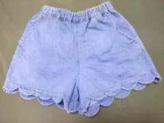 ブランシェス 裾スカラップショートパンツ 130