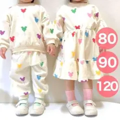 新品未使用　120サイズ　ワンピース　スウェット　ミッキー　ディズニーバウンド