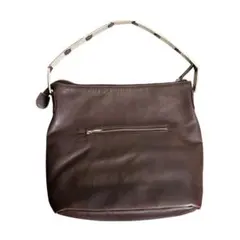 Vintage【Y2K】00s アーカイブ 本革 メタルレザー ショルダーバック