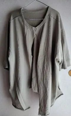 CIAOPANIC TYPE ダメージスウェット 2way カーディガン