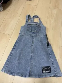 ANAP KIDS デニムオーバーオール Sサイズ