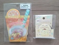ポムポムプリン フレークシール デコレーションテープマスキングテープセット