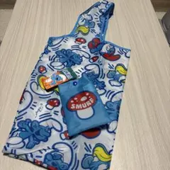 THE SMURFS キノコ模様エコバッグのサムネイル
