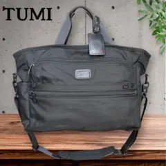 超レア TUMI 舟形トートバッグ 2WAY ナイロン BLACK 美品のサムネイル