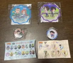 くら寿司　名探偵コナン　ラバーコースター　マグネット　缶バッチ